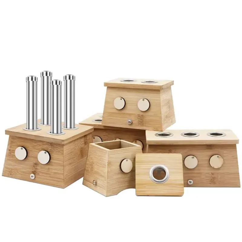 Health Wellness Home Care - Moxibustion Box Draagbaar rookloos bamboetherapieapparaat voor