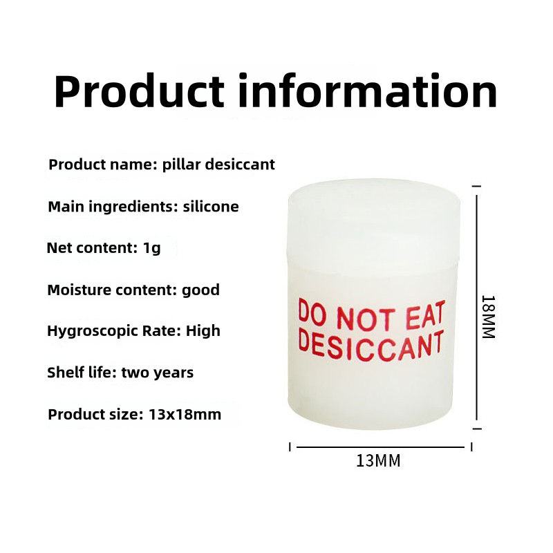 Health Wellness Items - 1g Kolom Droogmiddel Silicagel Kolom Fles