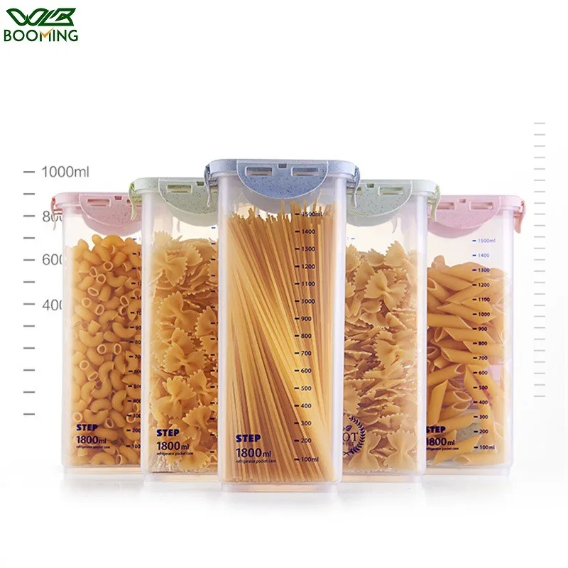Health Wellness Items - WBBOOMING Gezonde Plastic Box Voedselopslagdoos Opslagtank