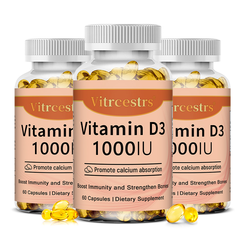 Health Wellness & Psychology - Vitamine D3 1000 IE capsules, ondersteunt