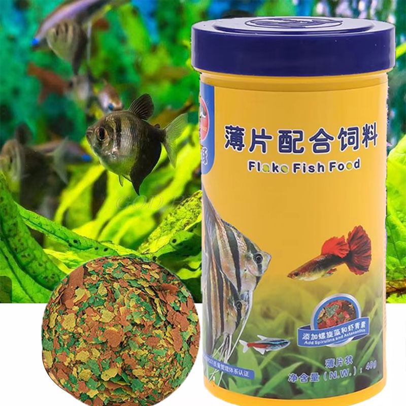 Health Wellness Items - NIEUWE Gezonde Visvoer Vlokken Visvoer Kleuren
