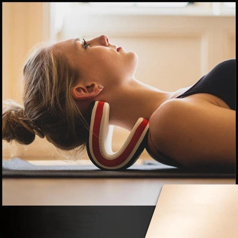 Neck Traction Pillow - Nek- en schouderrelaxer, cervicale tractiekussen, draagbare