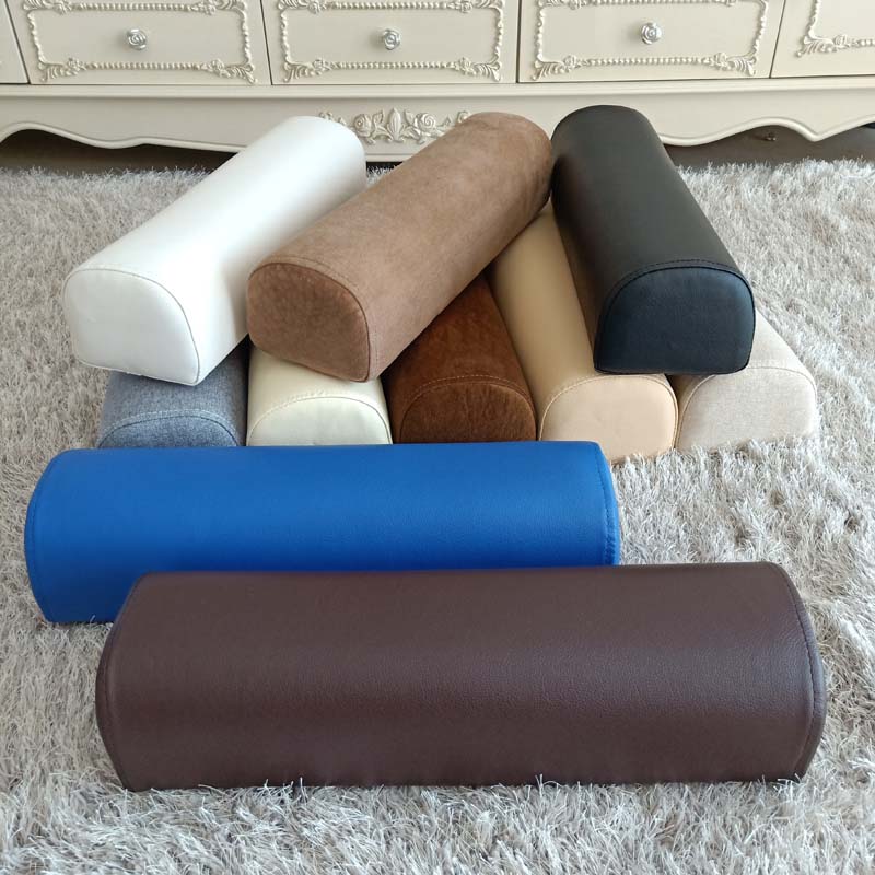 Neck Traction Pillow - Lederen Bolster Semi-Roll Kussen Enkel Knie