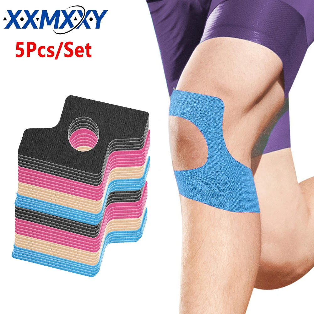 Sports Taping Precut - 5 stuks voorgeknipte kinesiologietape voor de