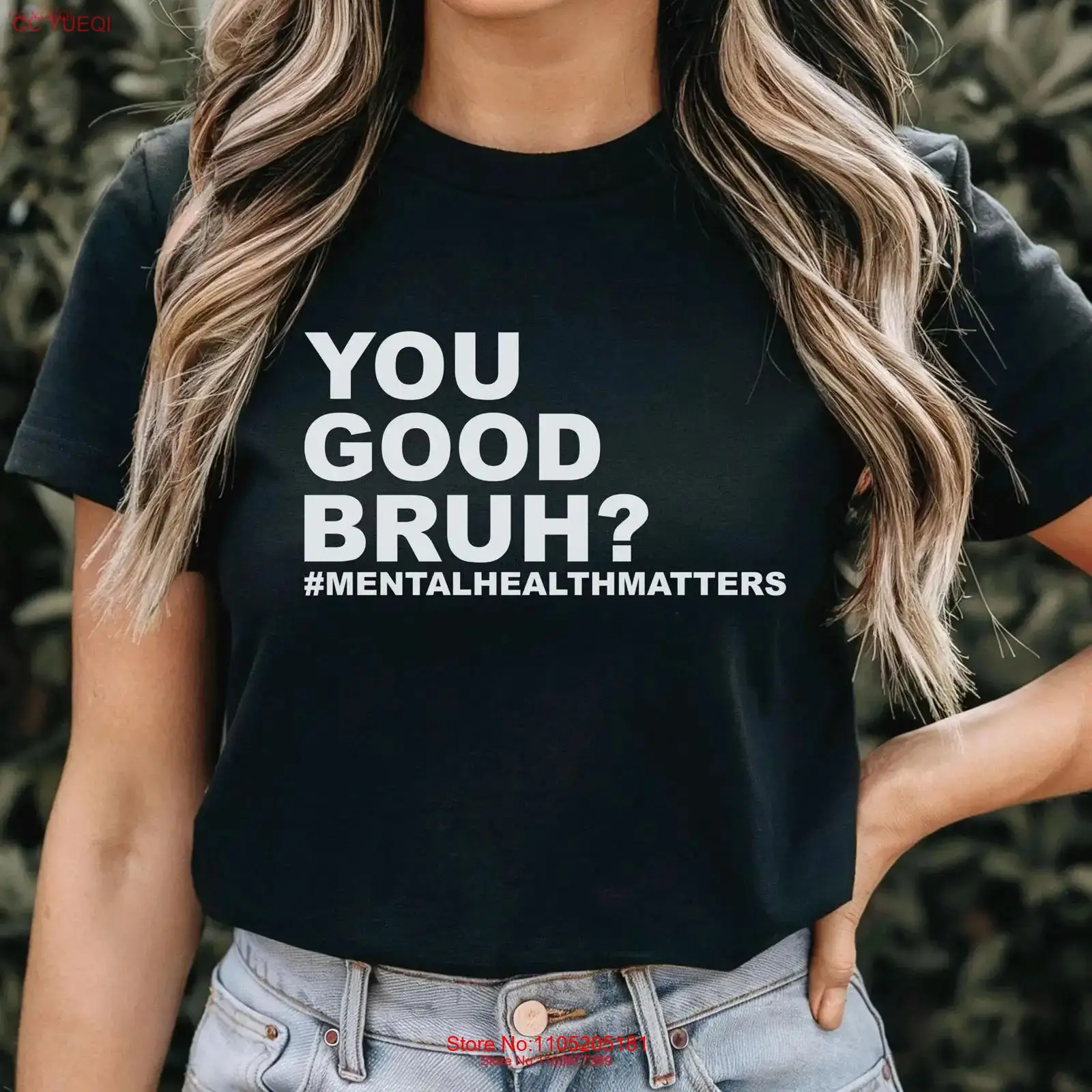 Mental Health Wellness Quotes - Mens Mental Health Matters T-shirt Positief