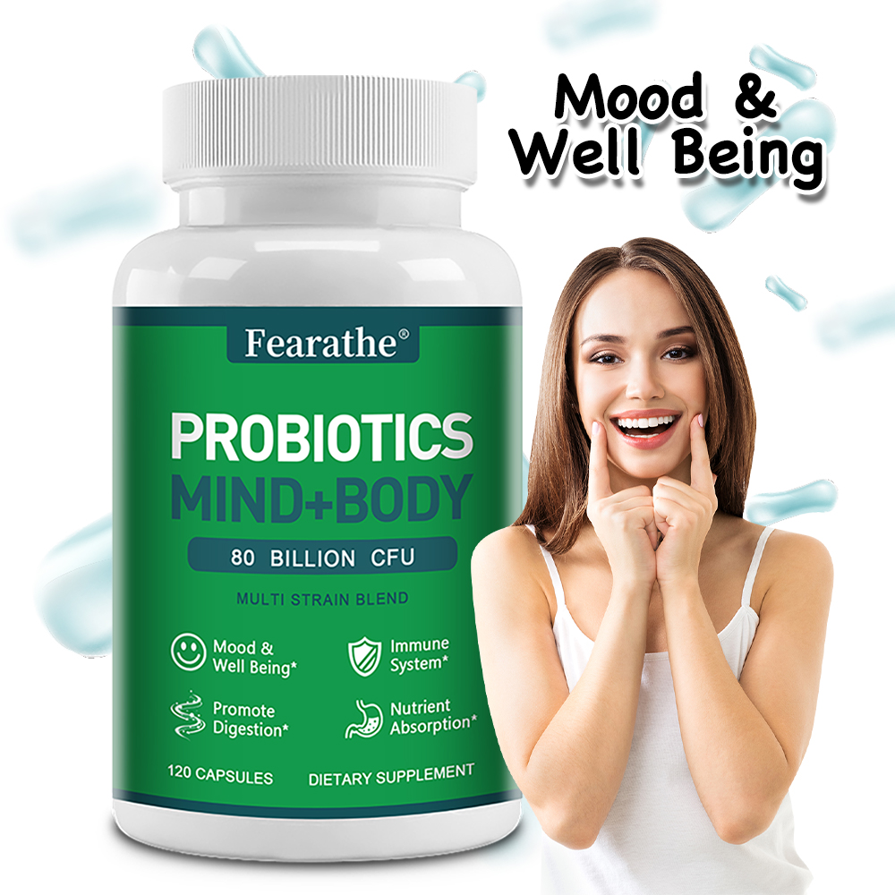 Health Wellness & Psychology - Prebiotica, Probiotica & Spijsverteringsenzymen Capsules, ondersteunen