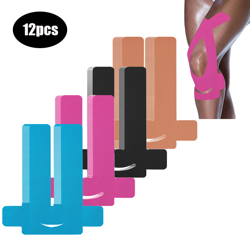 Sports Taping Precut - 6/12 Stuks Voorgesneden Kinesiologie Tape Voor