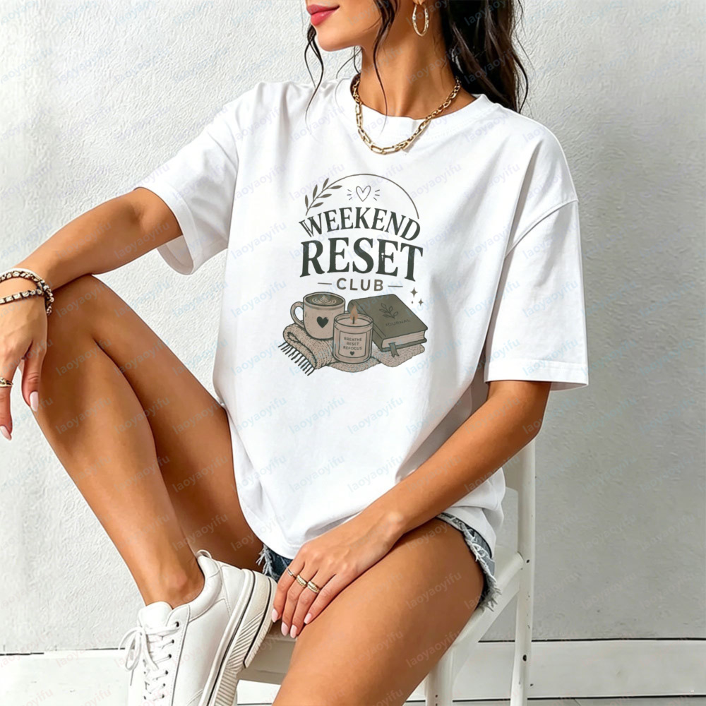 Weekend Reset Club T-shirt Zel - Health Wellness Gifts Women recensie en prijs