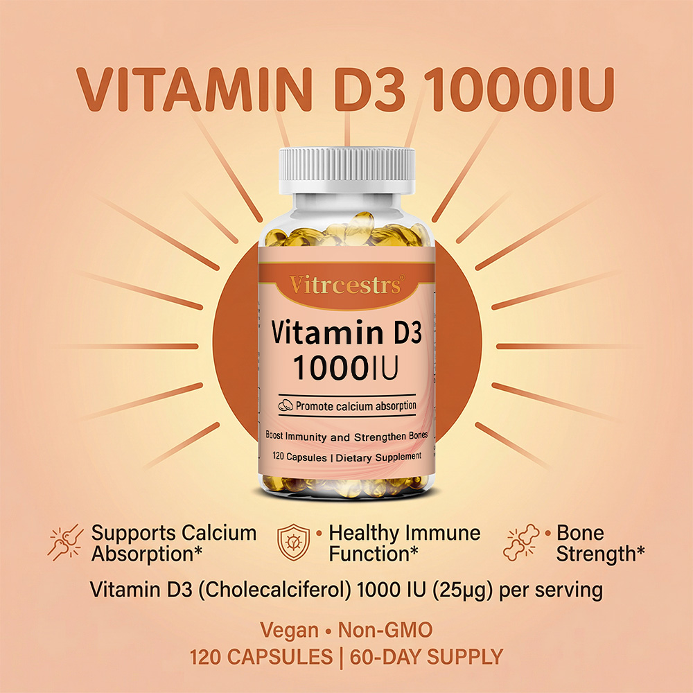 Vitamine D3 1000 IE capsules,  - Health Wellness & Psychology recensie en prijs