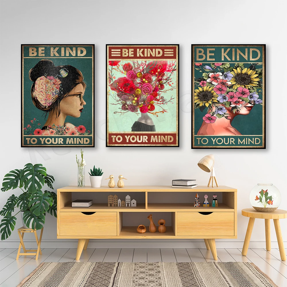 Behandel je geest goed: poster - Mental Health Wellness Quotes recensie en prijs