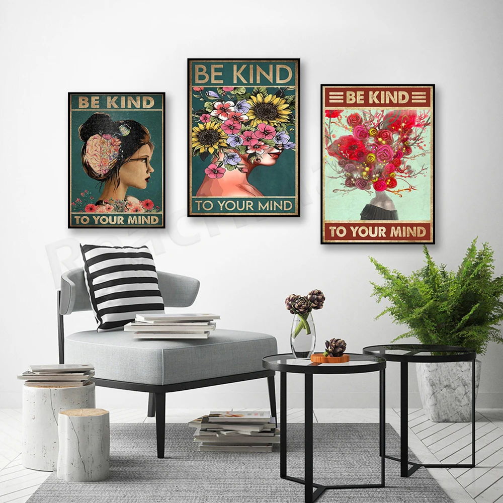 Behandel je geest goed: poster - Mental Health Wellness Quotes recensie en prijs