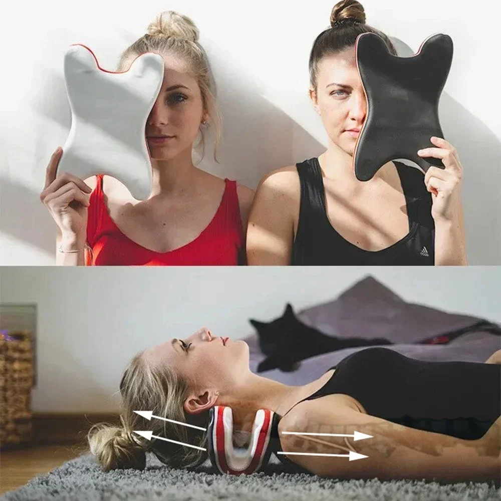 Nieuw ontwerp nek- en schouder - Neck Traction Pillow recensie en prijs