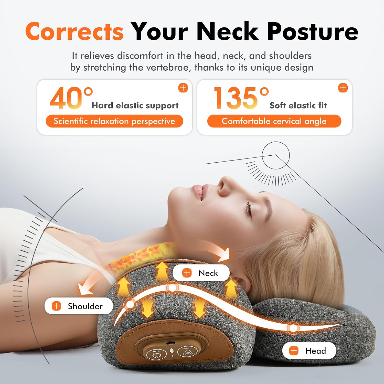 3-in-1 Nekmassagekussen met ve - Neck Traction Pillow recensie en prijs