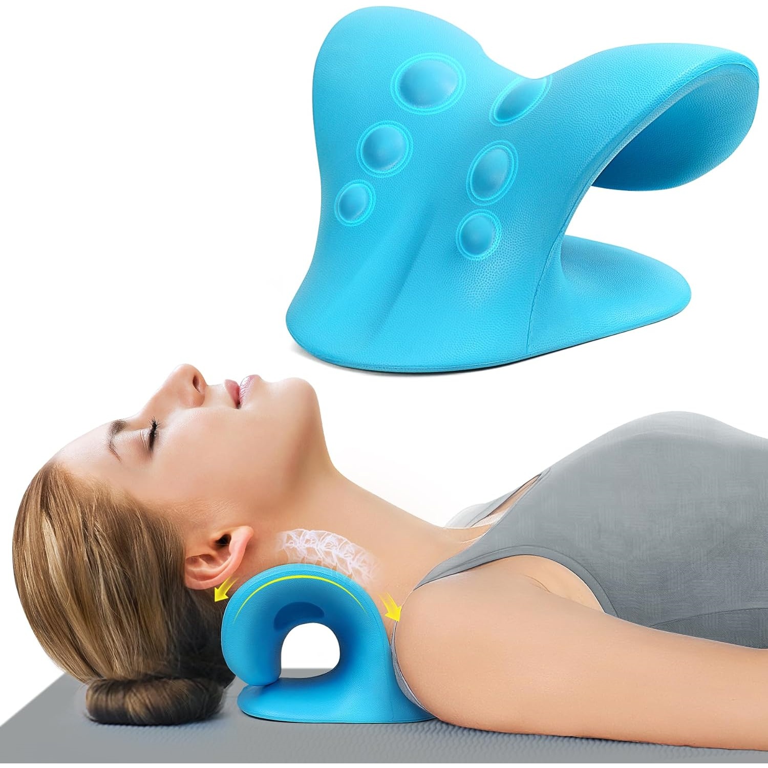 Nekstrekker voor pijnverlichti - Neck Traction Pillow recensie en prijs