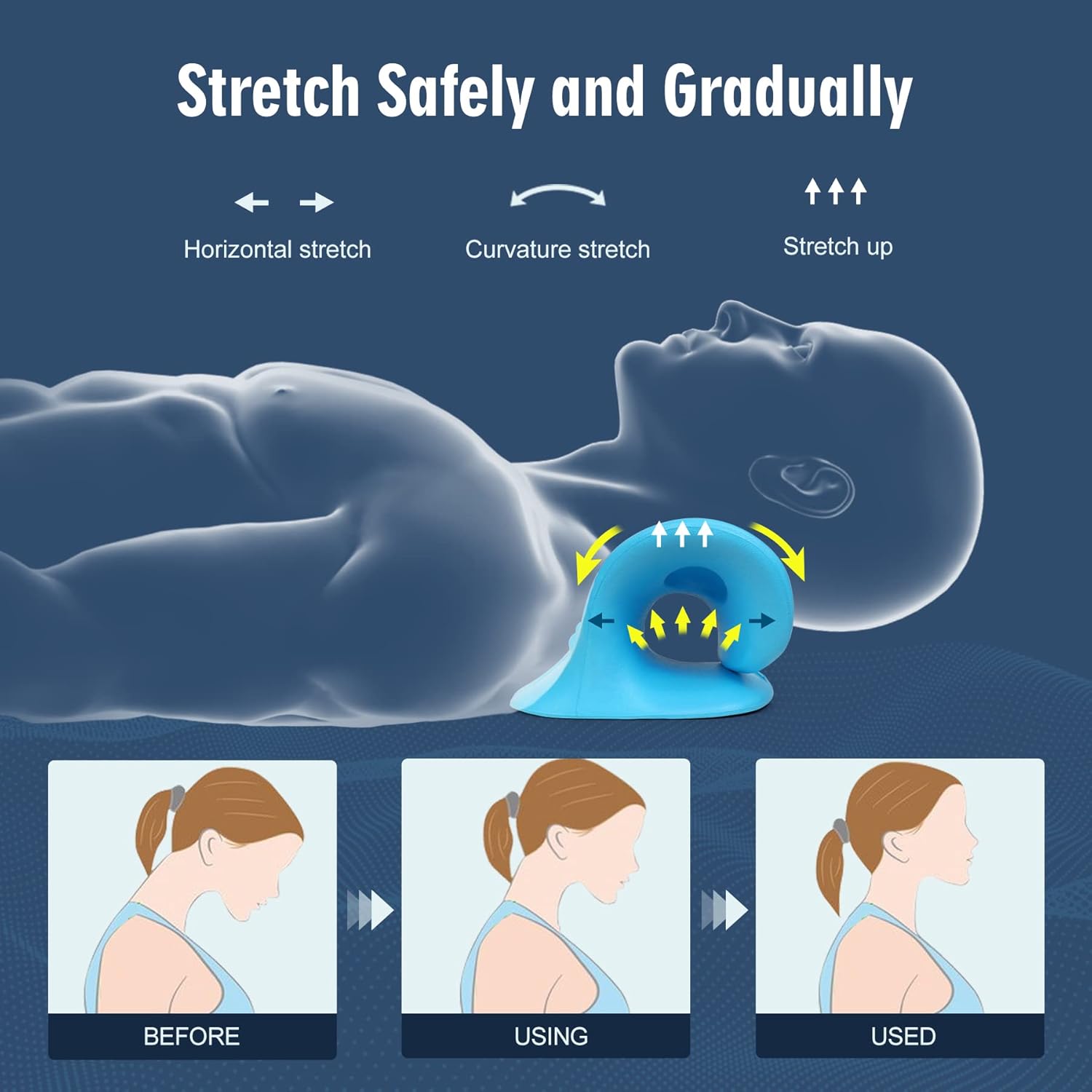Nekstrekker voor pijnverlichti - Neck Traction Pillow recensie en prijs