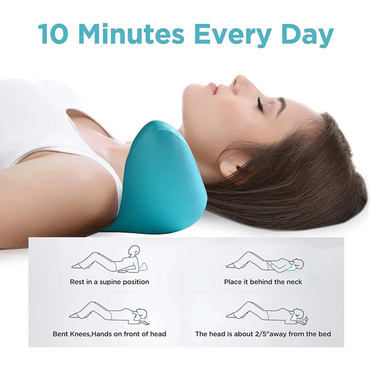 Nek- en schouderontspanner, ce - Neck Traction Pillow recensie en prijs