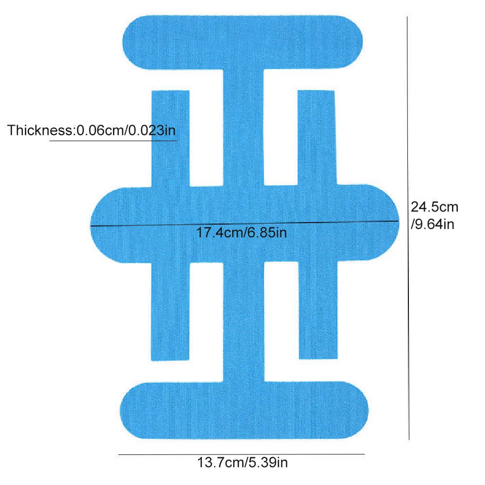 10 stuks voorgeknipte knie-kin - Sports Taping Precut recensie en prijs