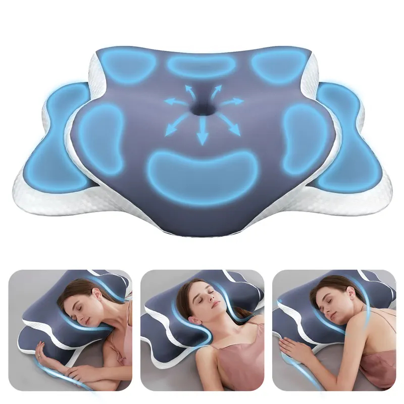 Memory Foam Kussen Cervicaal K - Neck Traction Pillow recensie en prijs