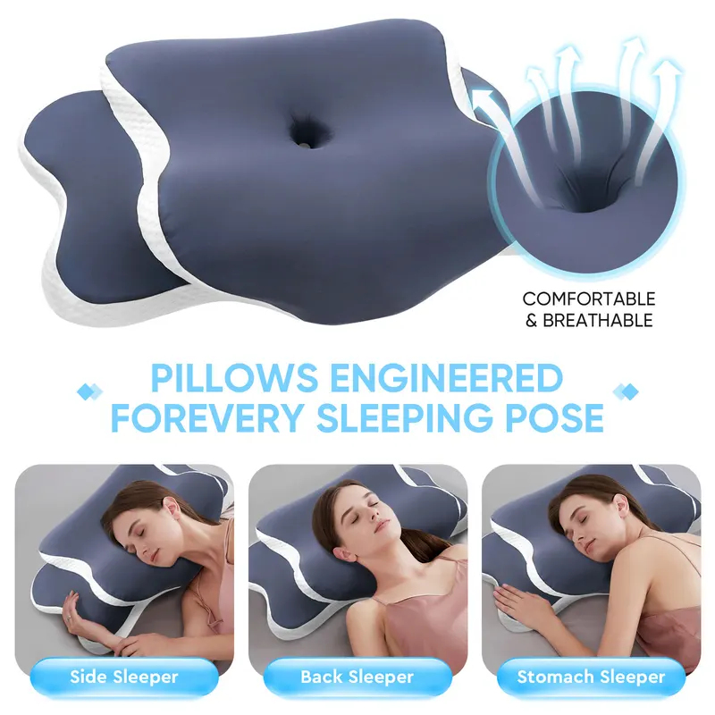 Memory Foam Kussen Cervicaal K - Neck Traction Pillow recensie en prijs