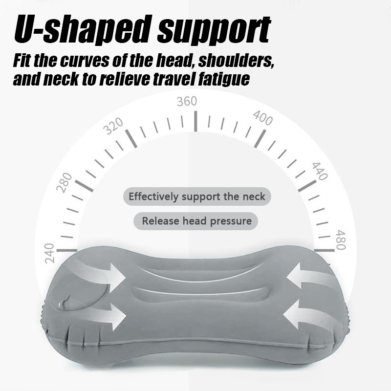 Camping Opblaasbaar kussen Dra - Neck Traction Pillow recensie en prijs